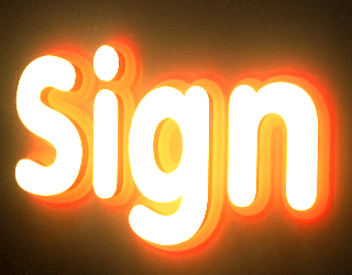 Sign bằng LED